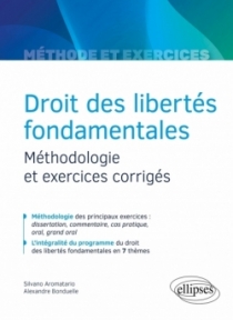 Droit des libertés fondamentales - Méthodologie et exercices corrigés