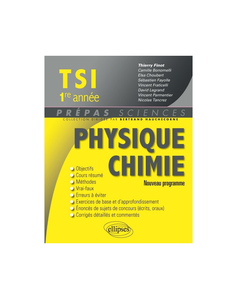 Physique-chimie TSI1 - 2e édition