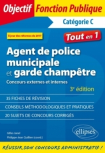 Agent de police municipale et garde champêtre - 3e édition