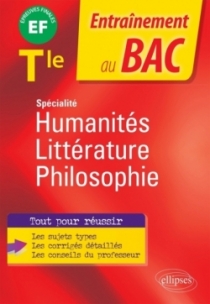 Spécialité Humanités, Littérature et Philosophie - Terminale