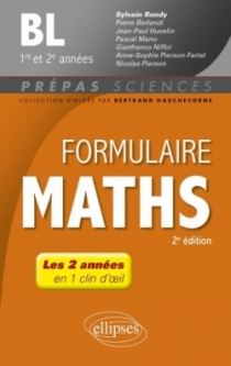 Formulaire Mathématiques - BL 1re et 2e années - 2e édition
