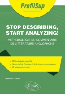 Stop describing, start analyzing !